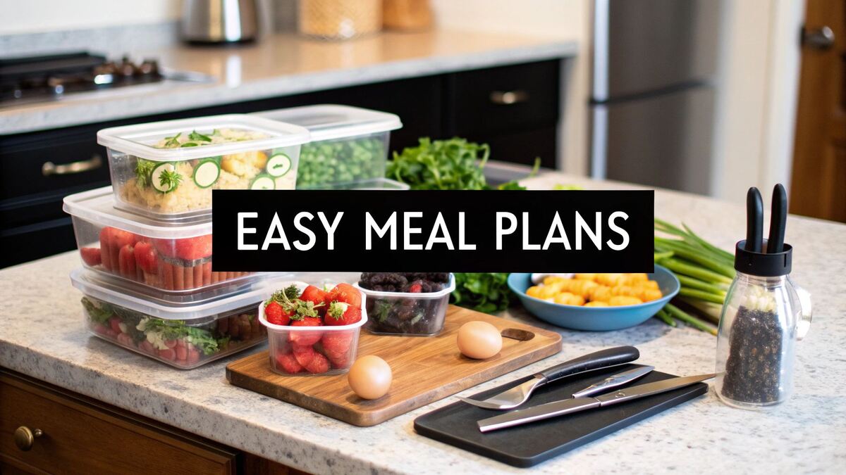 simple healthy meal plan