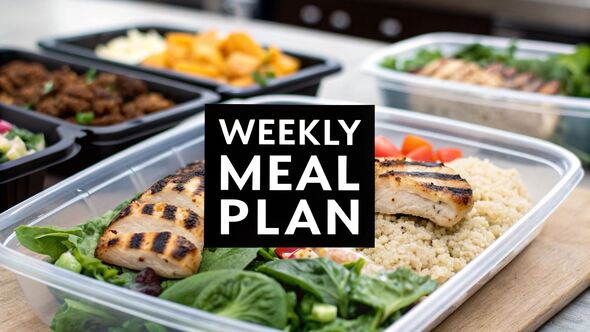 weekly meal plan for muscle gain