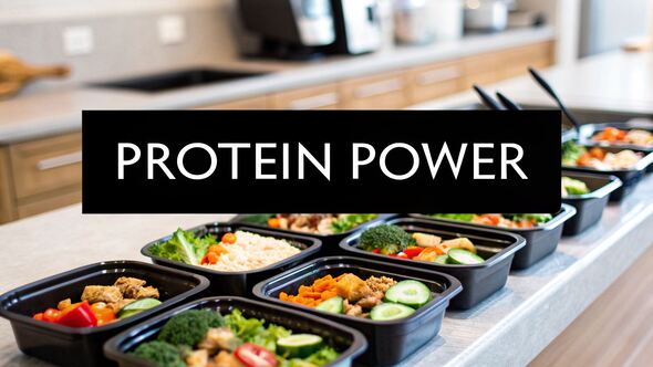 high protein meal prep