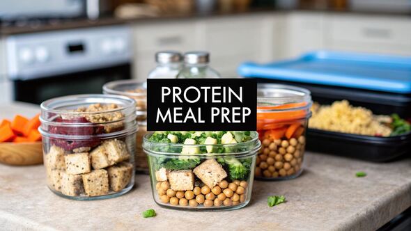 vegetarian protein meal prep