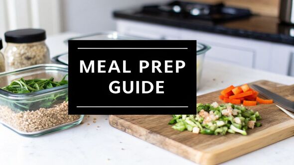 how to meal prep for beginners