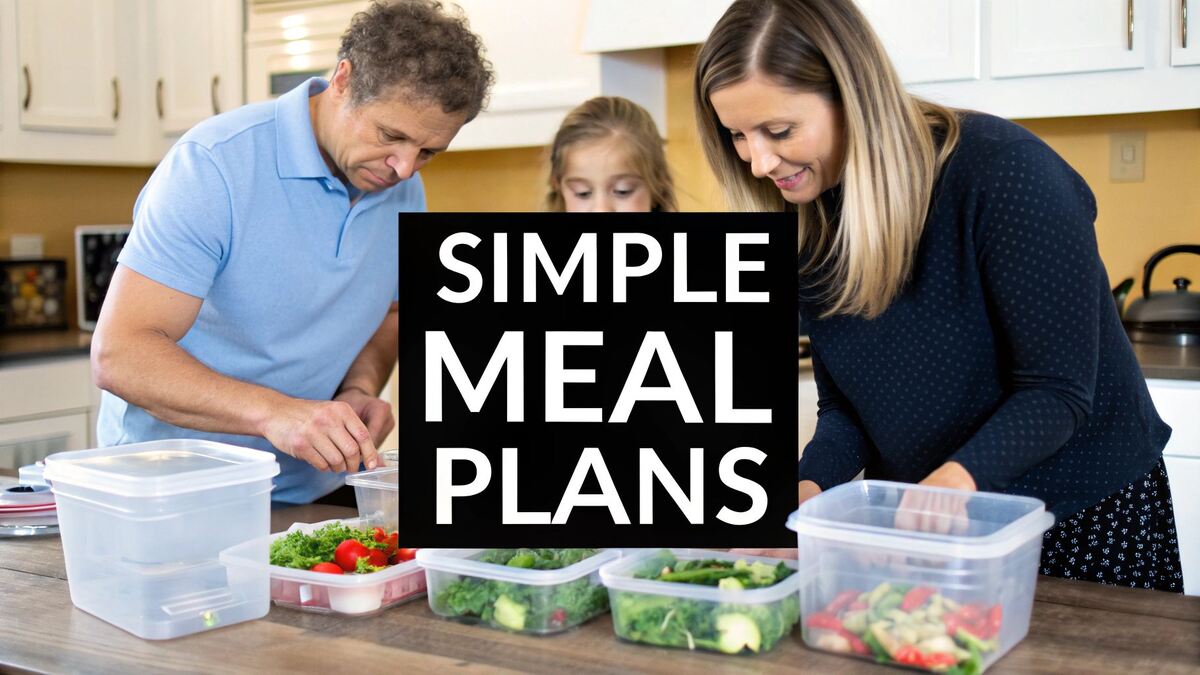 meal planning for busy families