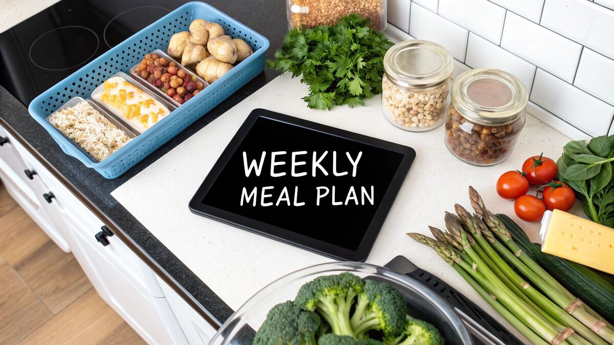 vegetarian weekly meal planner