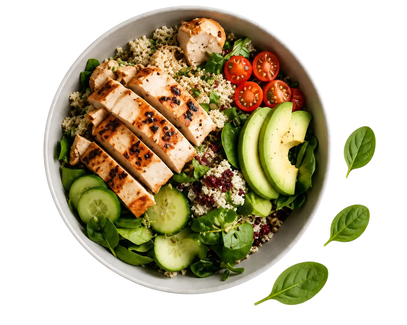 Healthy grain bowl